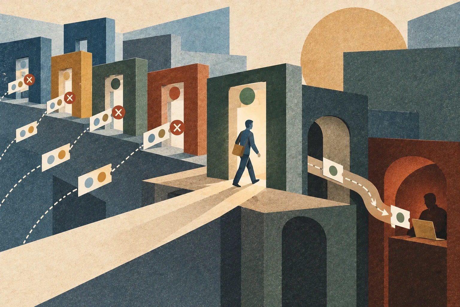 One path reuses exposed passwords while a second path carries an already approved session through a different gate.